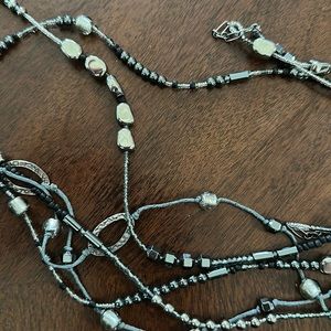 Silpada long layered necklace